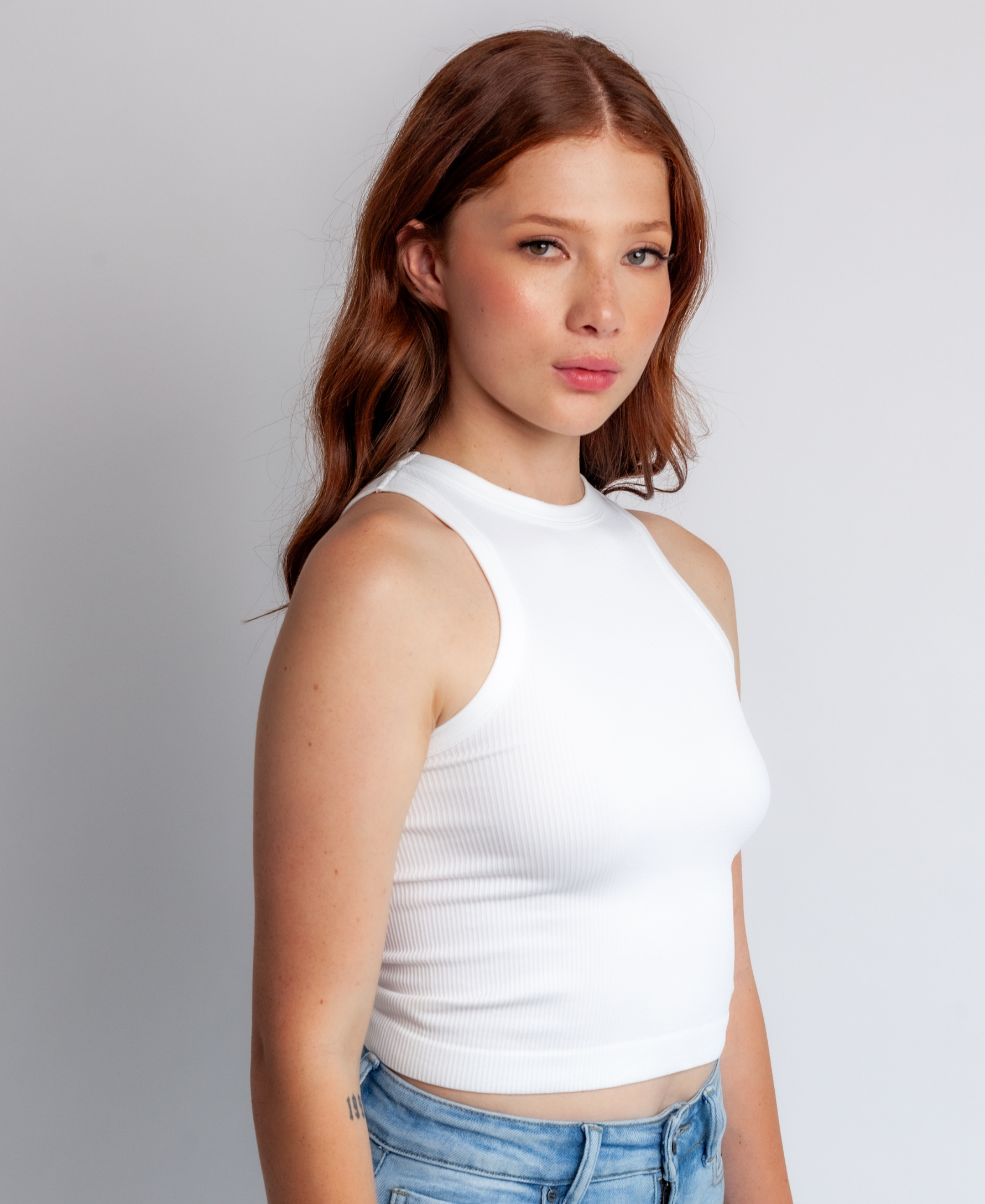 HighCollar Crop Top