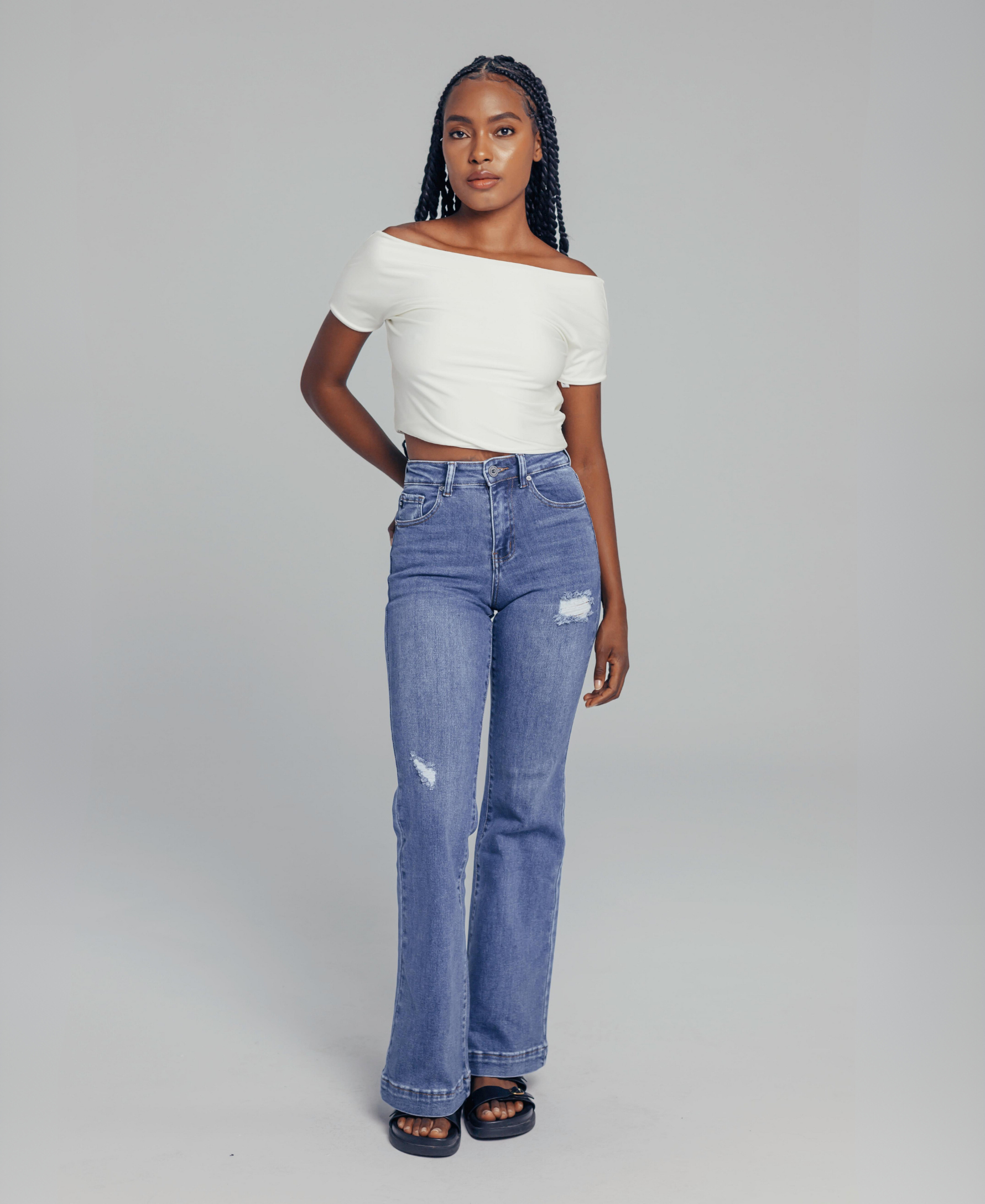 High Flare Jeans