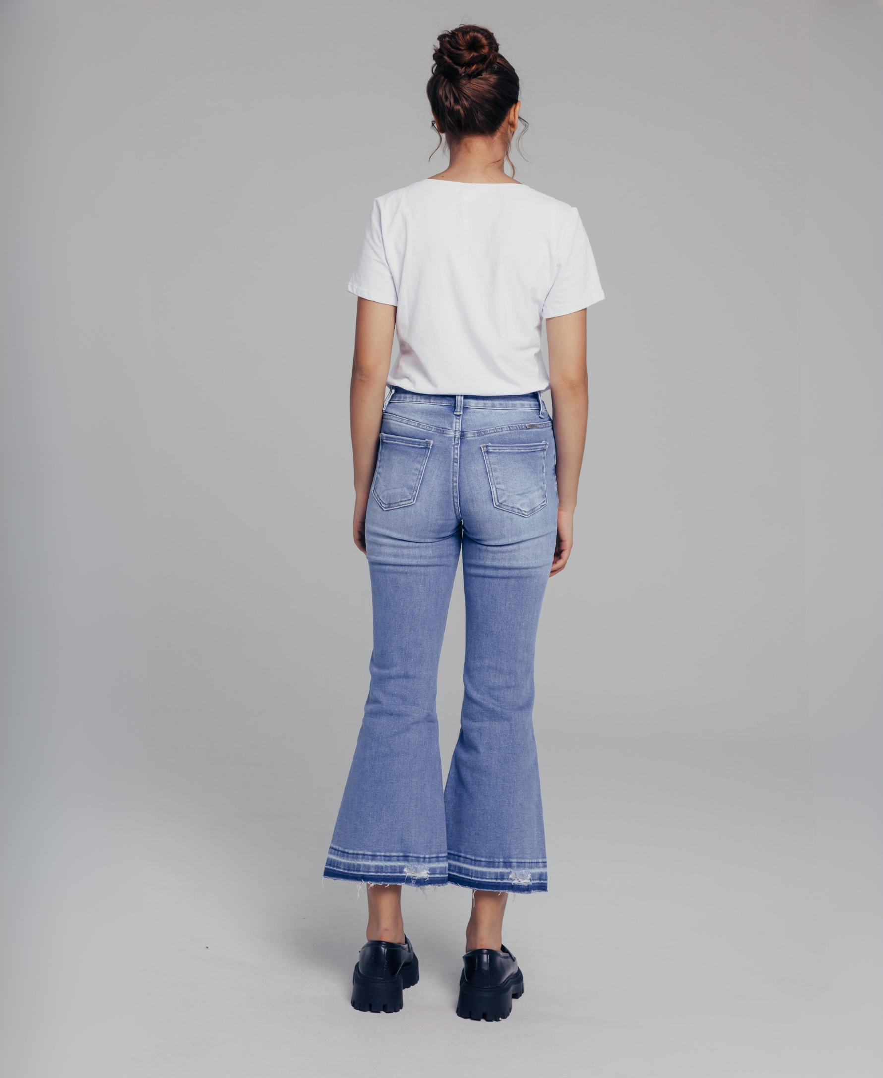 Culotte Boot Cut Flare Jeans