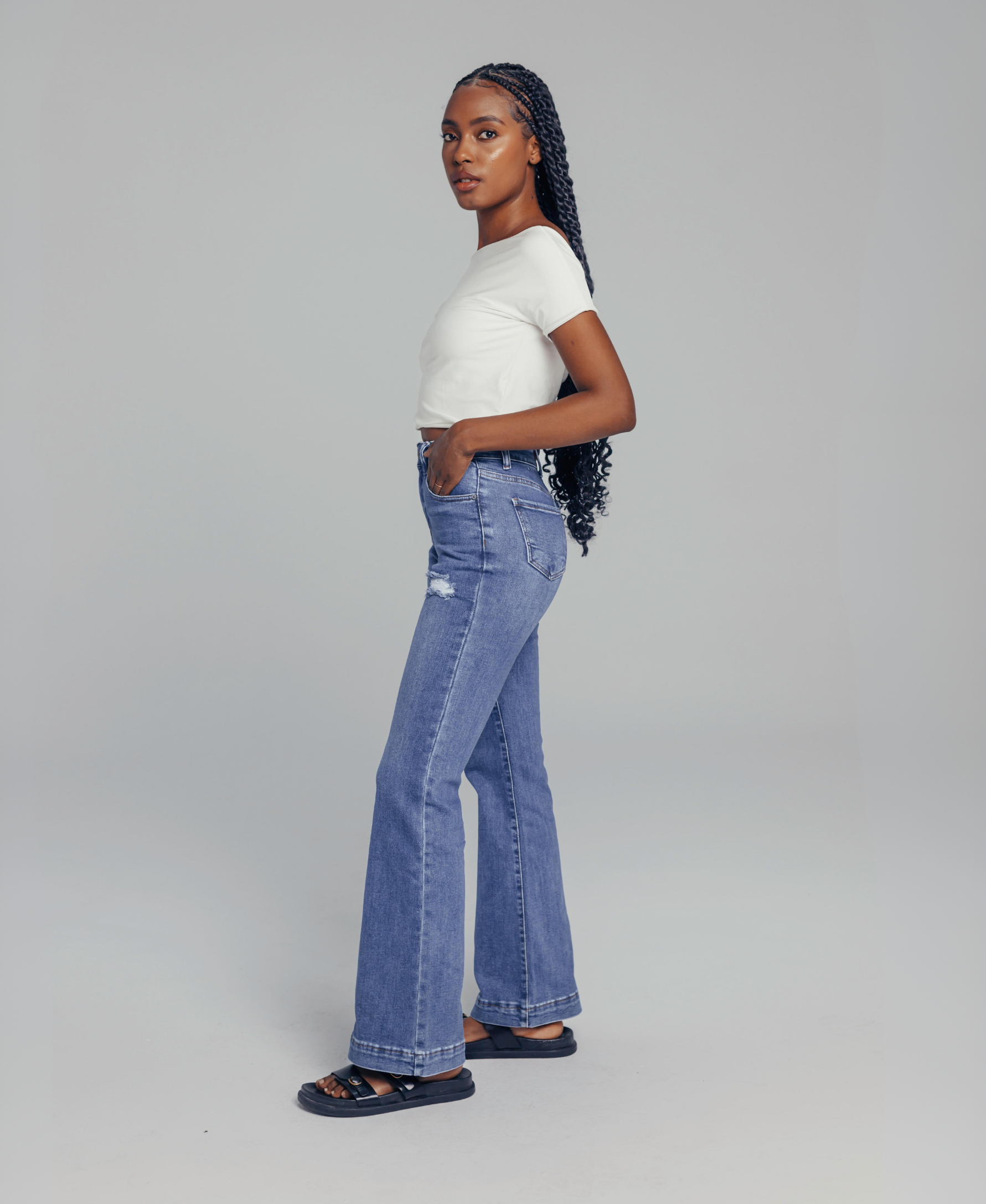 High Flare Jeans