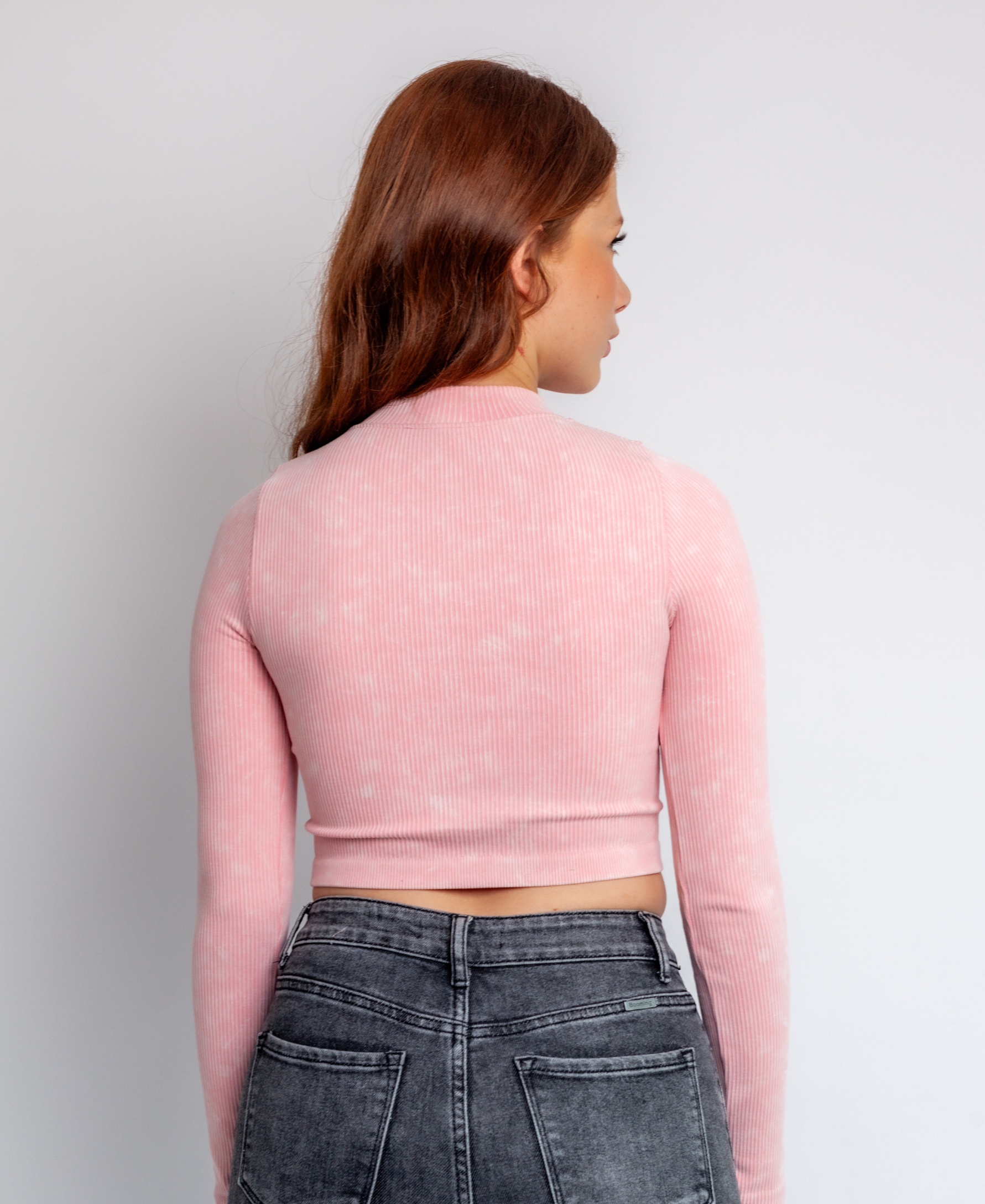 Crop Zipper Sweatshirt