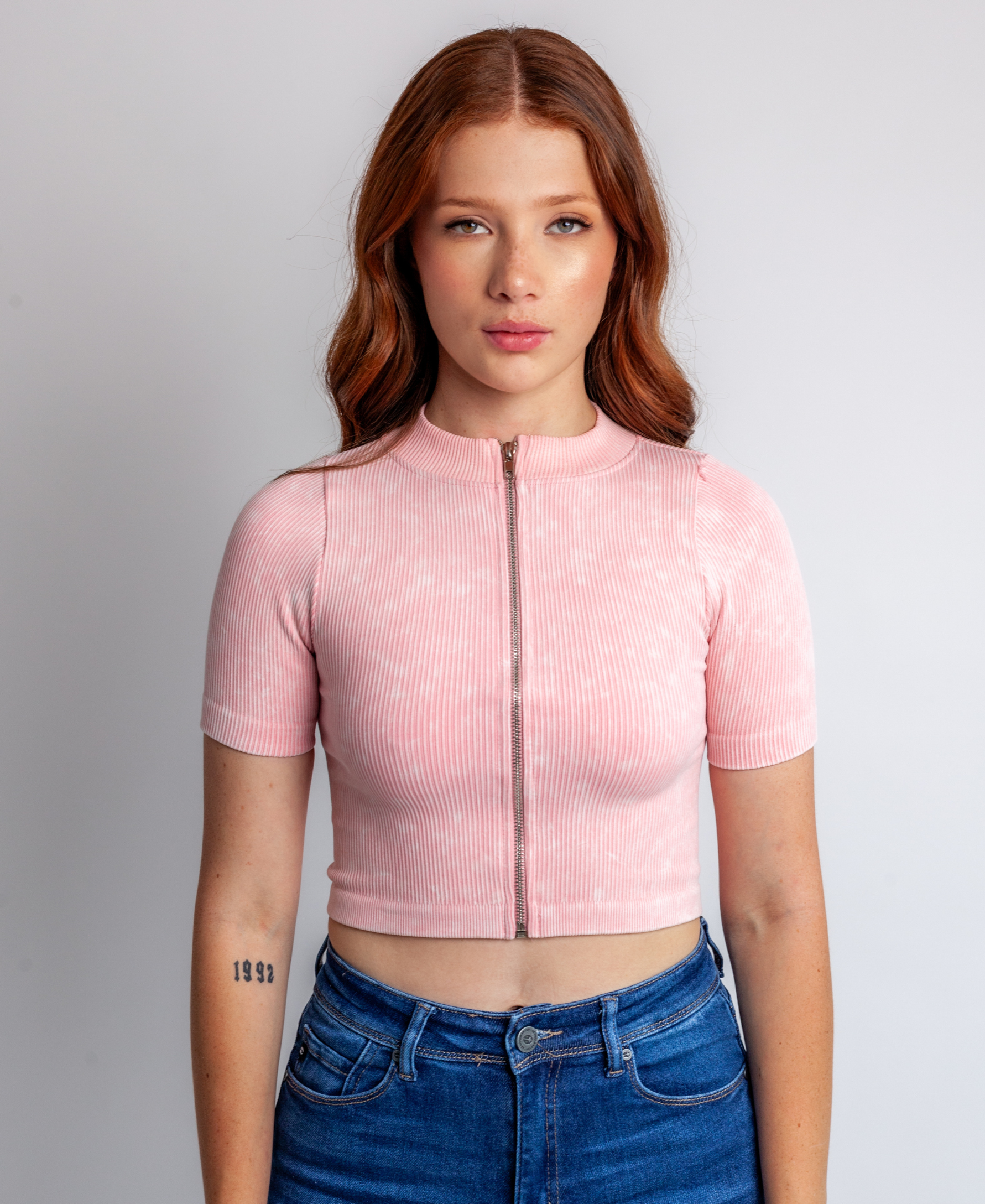 Crop Top zipper