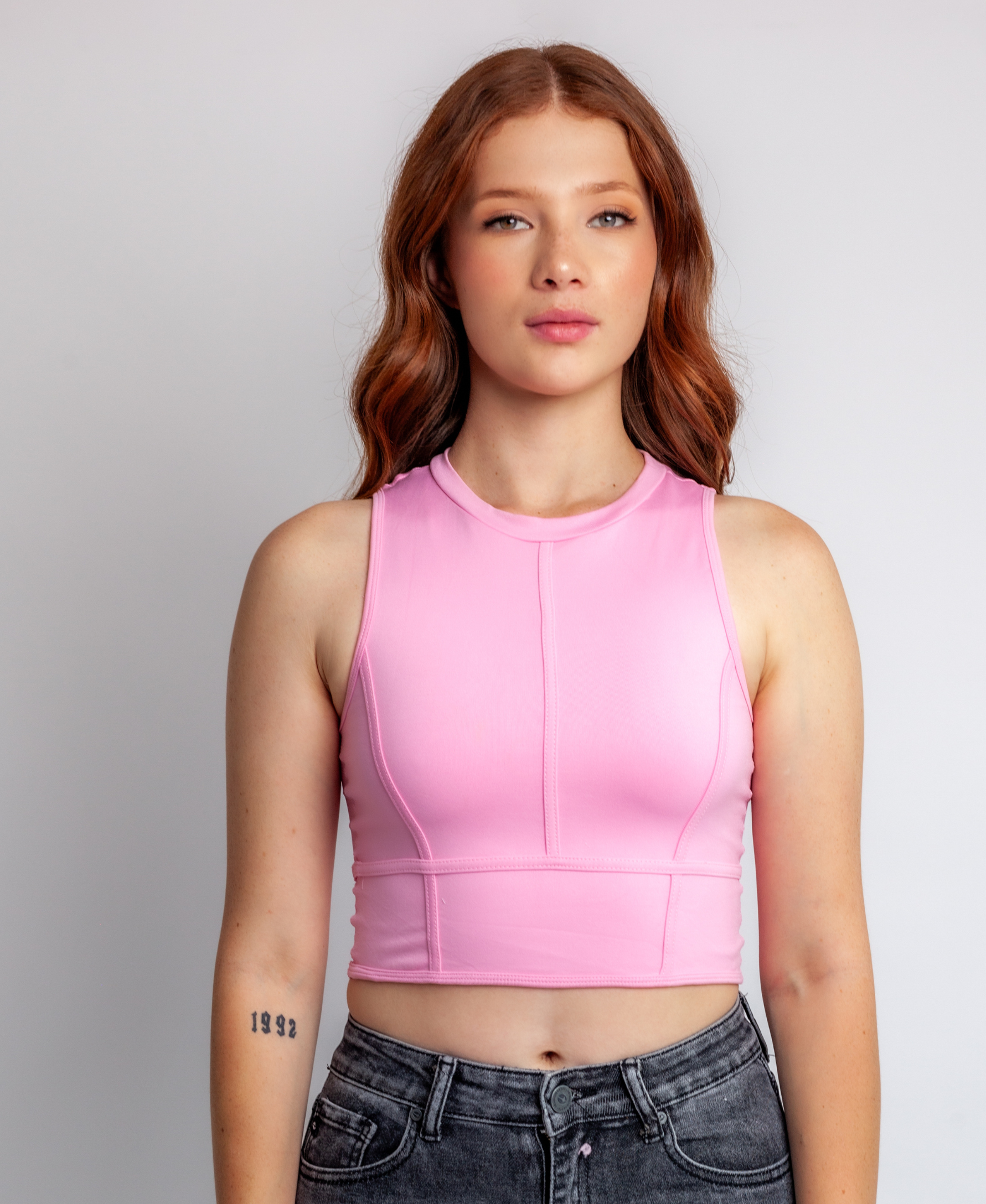 Crop Top with Seams