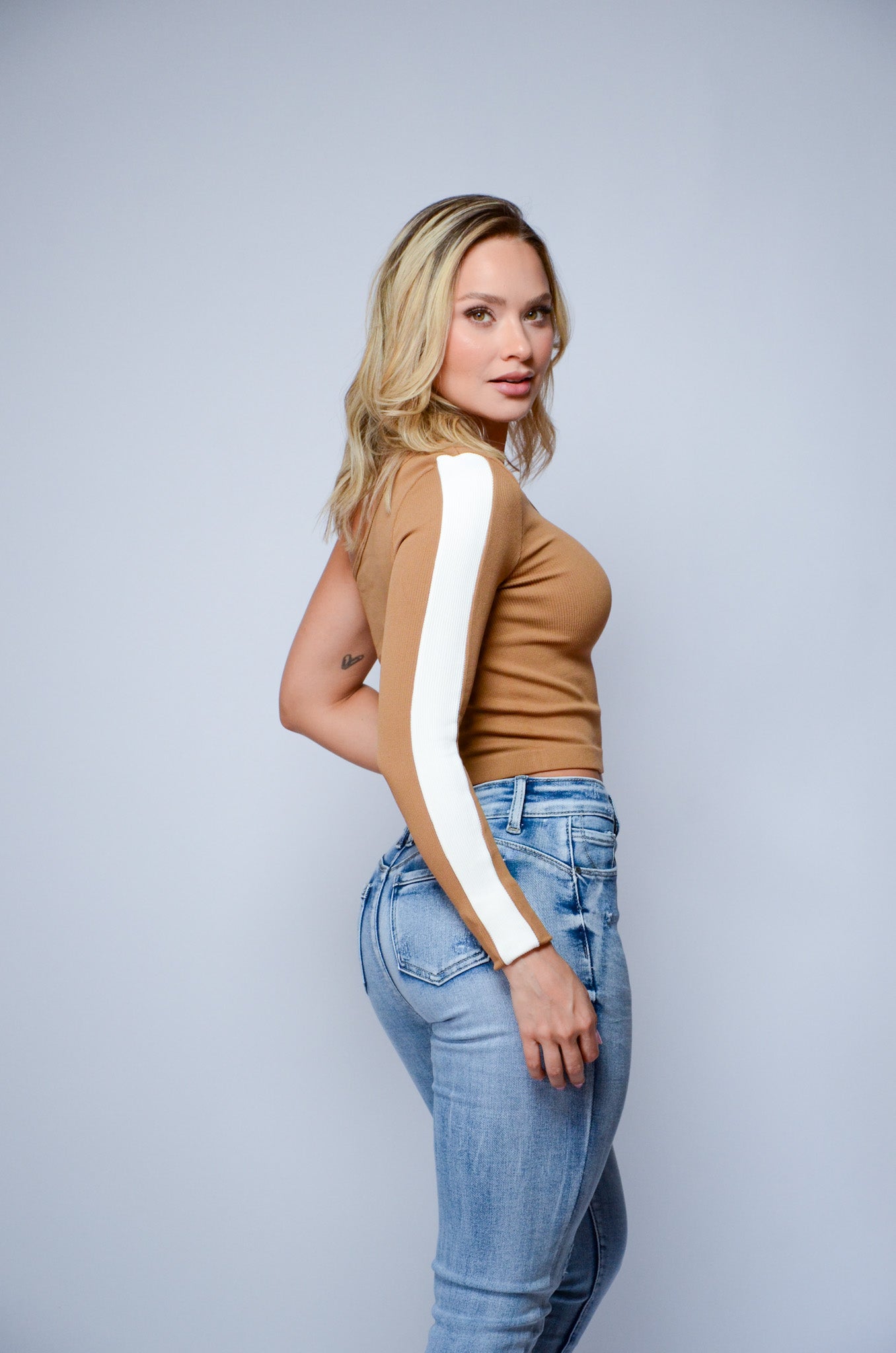 One-Shoulder Statement Top