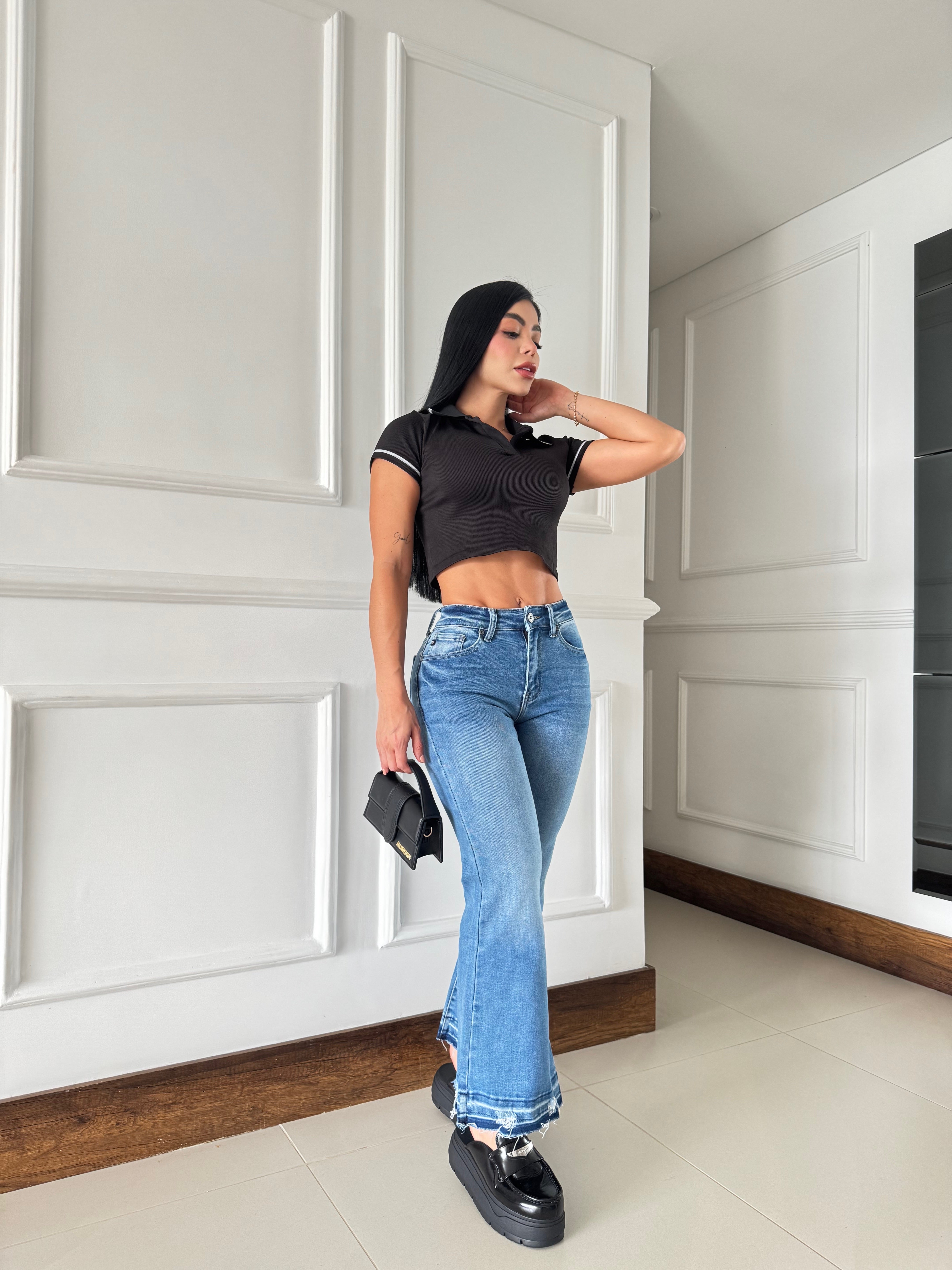 Culotte Boot Cut Flare Jeans